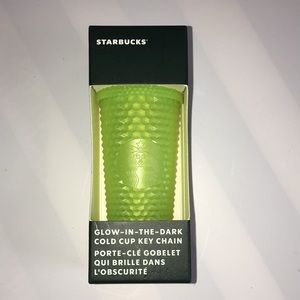 NWT Starbucks glow in the dark cold cup key chain.